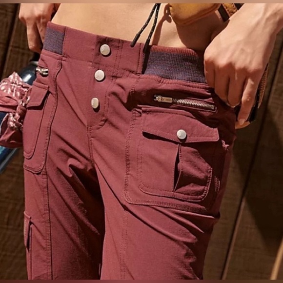 Free People Movement Cascade Flare Pants, Size Large (v) - Picture 2 of 13